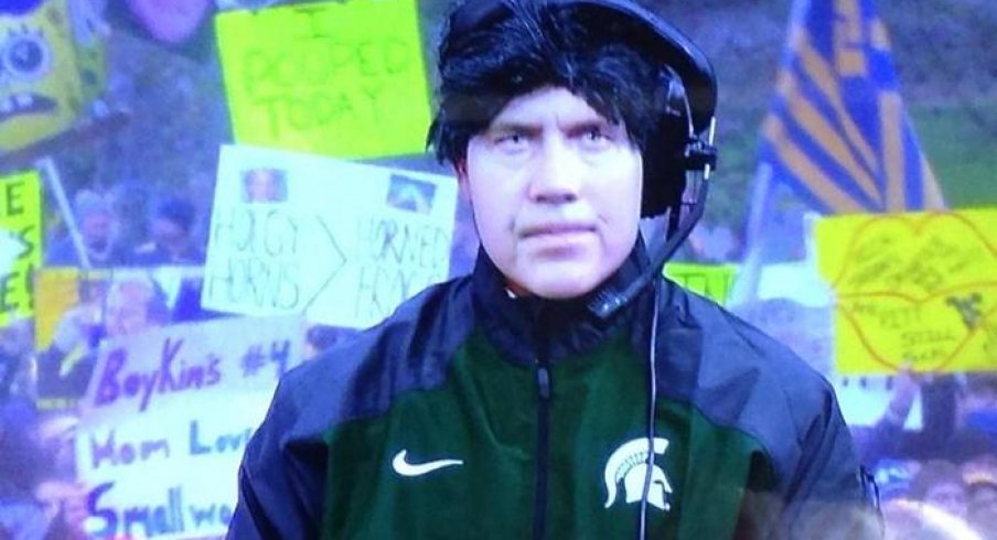 Kirk Herbstreit as Mark Dantonio: never again.