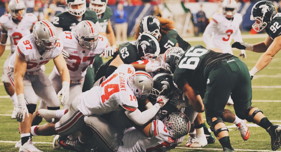 Buckeyes vs. Spartans on Saturday.