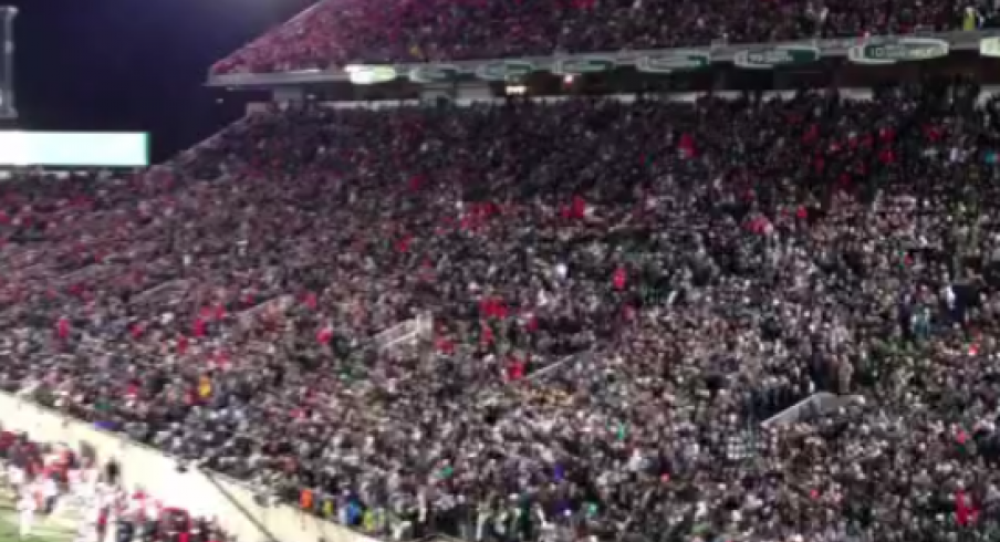 O-H-I-O in Spartan Stadium