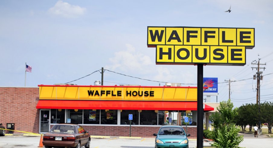 oh he'll yeah it's the waffle house