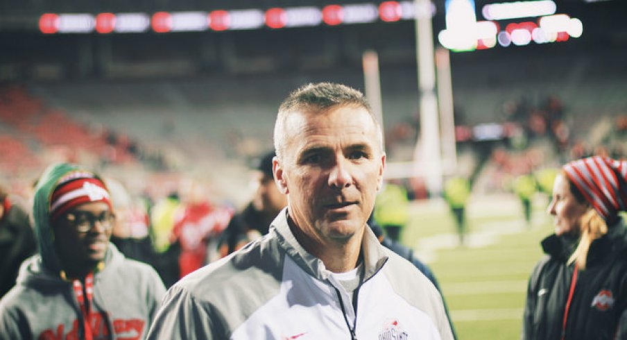 With a trip to cold and snowy Minnesota approaching, Ohio State head coach Urban Meyer addressed the Golden Gophers, the latest playoff rankings and injuries. 