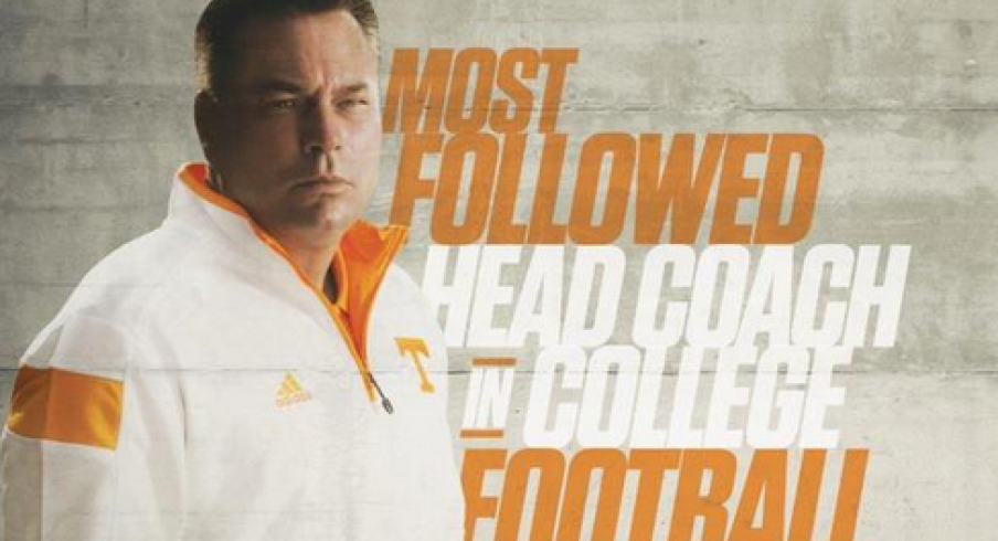 butch jones lookin' ready to fight somebody: