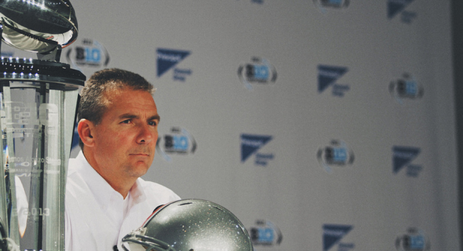 Urban Meyer before 2013 Big Ten Championship game.