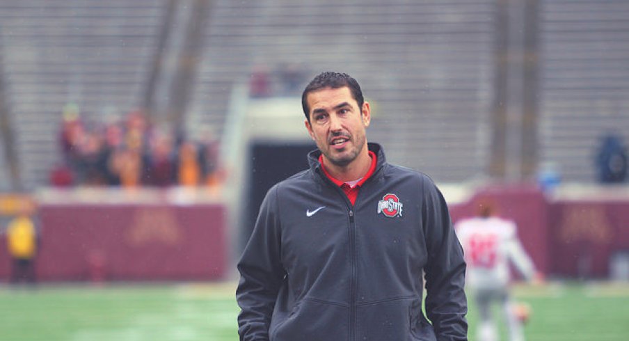 Luke Fickell readying up vs. Minnesota