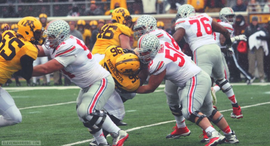 The slobs up front: Price, Boren, Elflein and Baldwin.