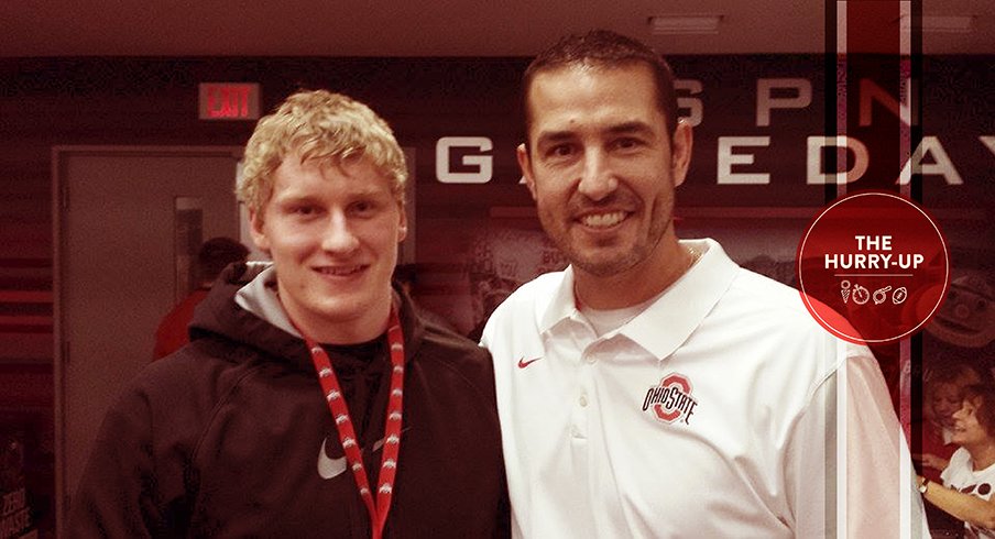 Luke Fickell and Jango Glackin at Ohio State.