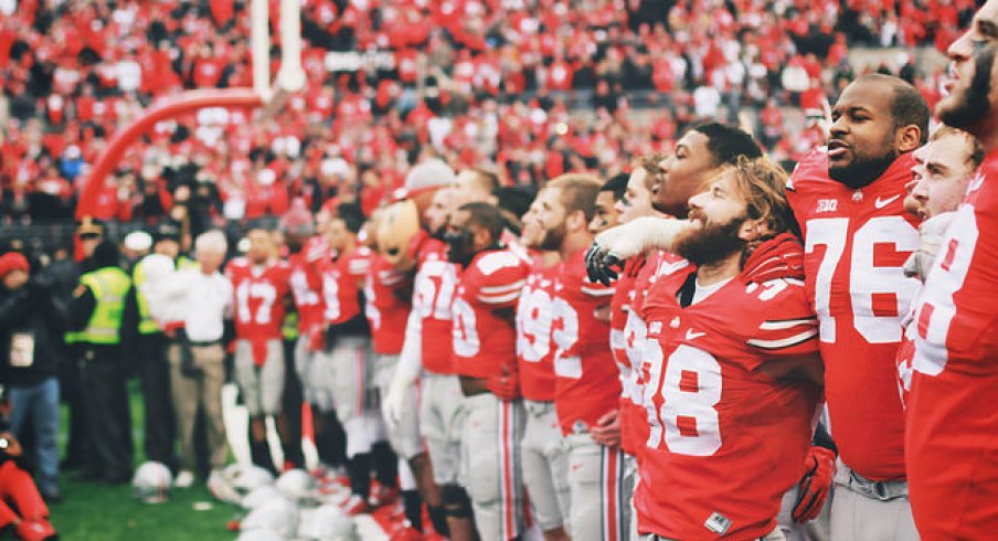 Ohio State's Michael Bennett, Evan Spencer and Doran Grant talked about Wisconsin, playing with Cardale Jones, and their fallen teammate. 