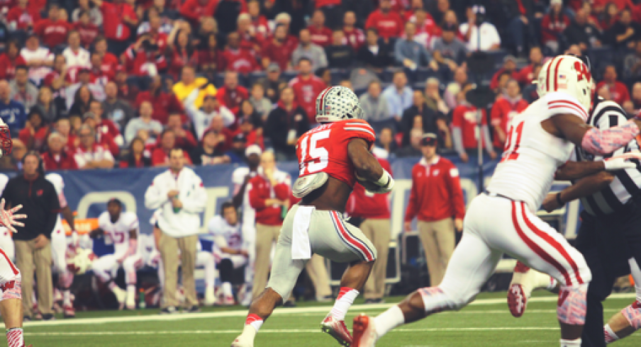 Ezekiel Elliott ran wild in the Big Ten Championship Game.