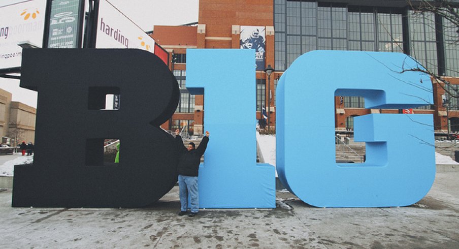 B-1-G logo in 2013 Big Ten Championship Game