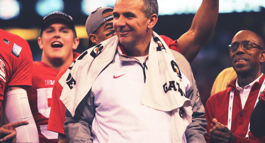 Urban Meyer is all smiles