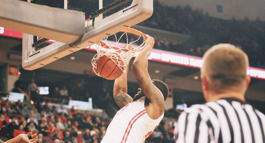 Amir Wililiams throws one down.