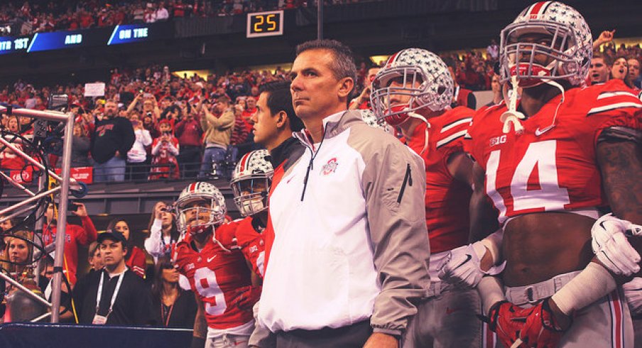 y'all ready to catch this fade? - urban meyer before wisconsin game