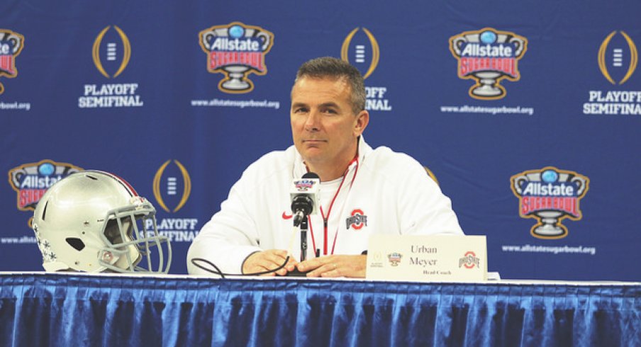 For the last time before the Sugar Bowl, Urban Meyer met with the media Wednesday morning. 