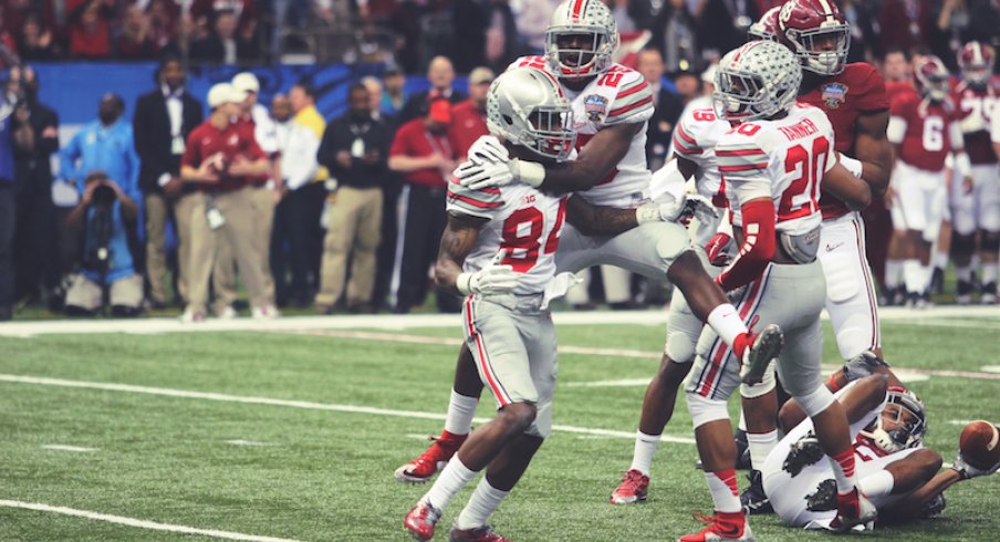 Buckeyes celebrate.