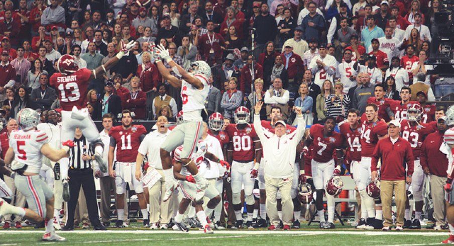 Ohio State-Alabama had the largest audience in cable television history. 