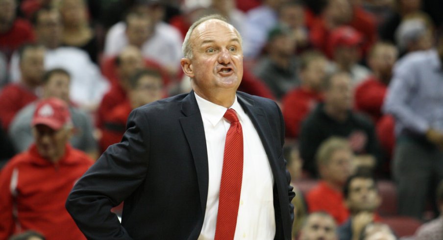 Thad Matta yells.