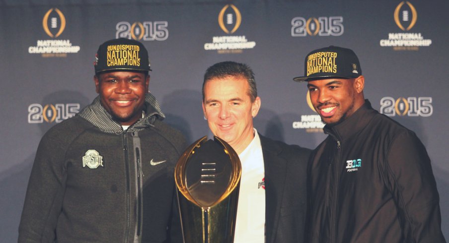 Buckeyes are all smiles.