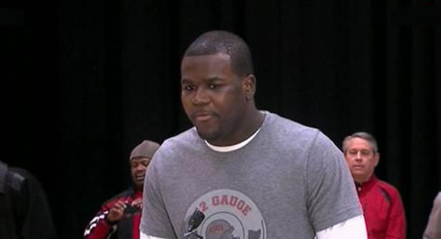 Cardale Jones showed maturity he hadn't shown before at a press conference in Cleveland Thursday.