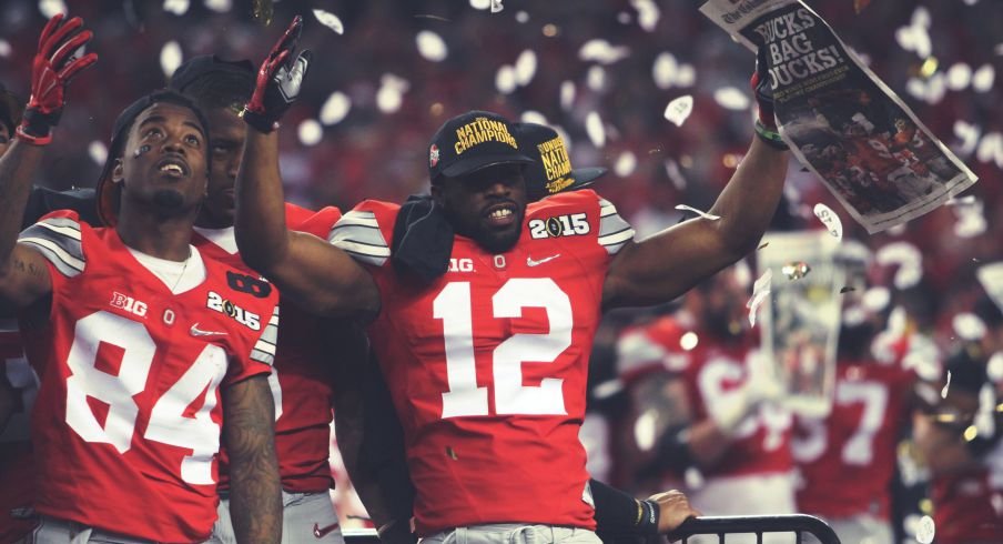 Doran Grant and Corey Smith celebrate a natty.