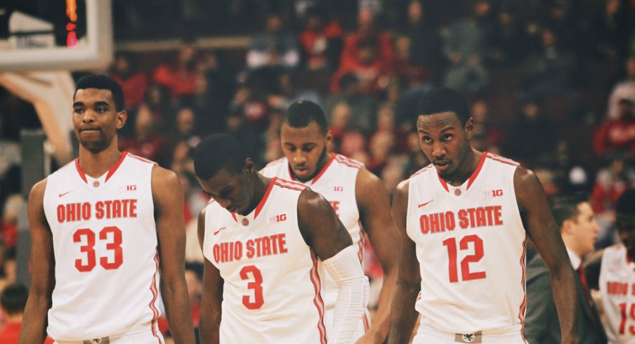 Ohio State takes the court.