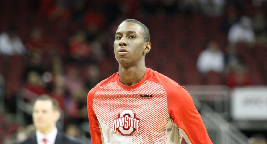 Shannon Scott pumps himself up before a game.