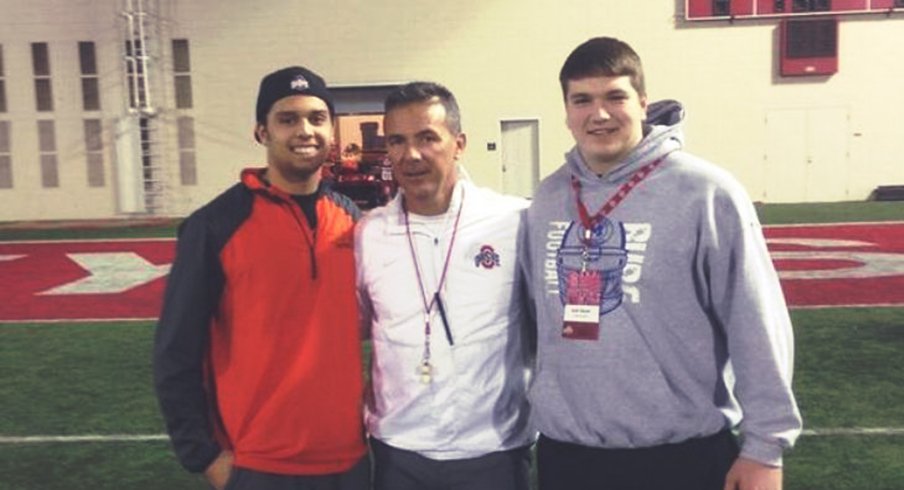 Urban Meyer and his two top 2017 standouts.