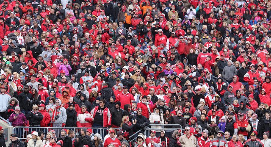 fans at saturday's celebration