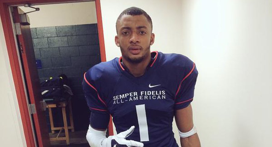 Carlton Davis at the Semper-Fidelis All-American Game.