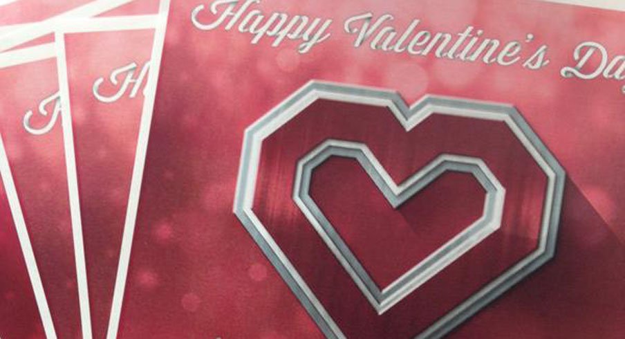 Ohio State's coaching staff sent out Valentine's Day cards to the mothers of 2016 prospects.