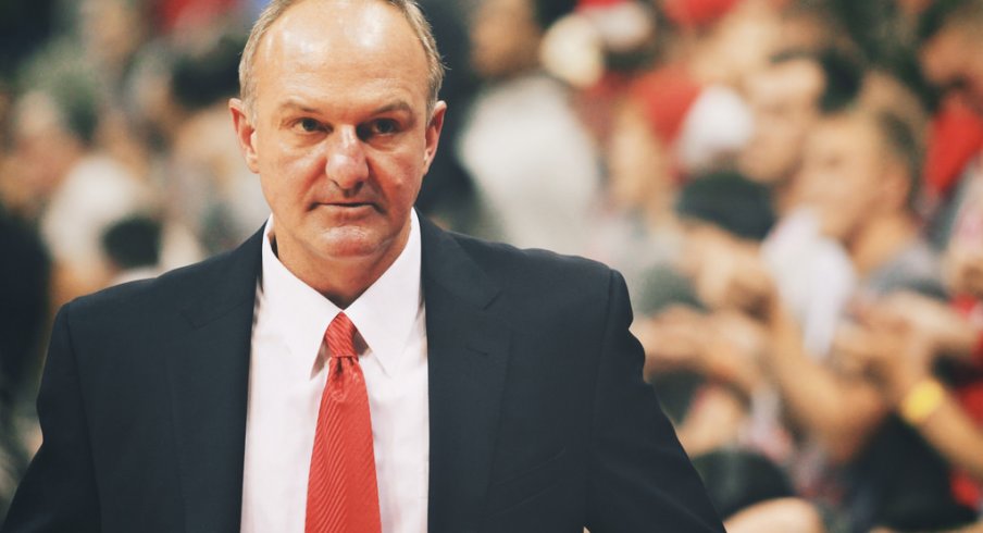 Stare into Thad Matta's soul.