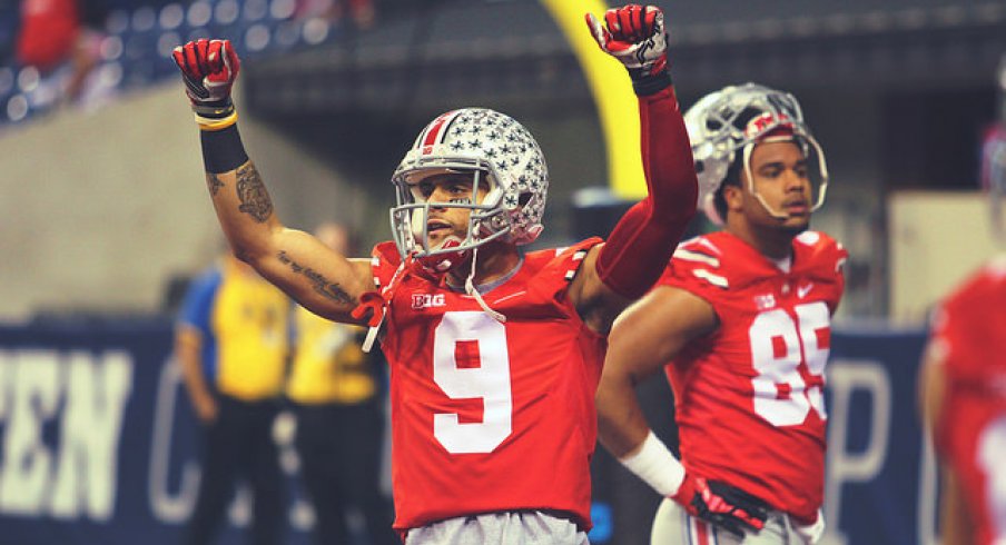 Devin Smith at the Big Ten Championship