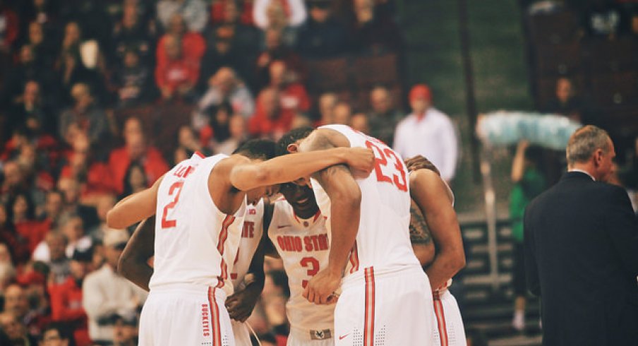 The huddle. 