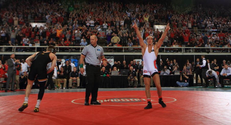 Logan Stieber will try for a historic fourth NCAA crown this weekend.