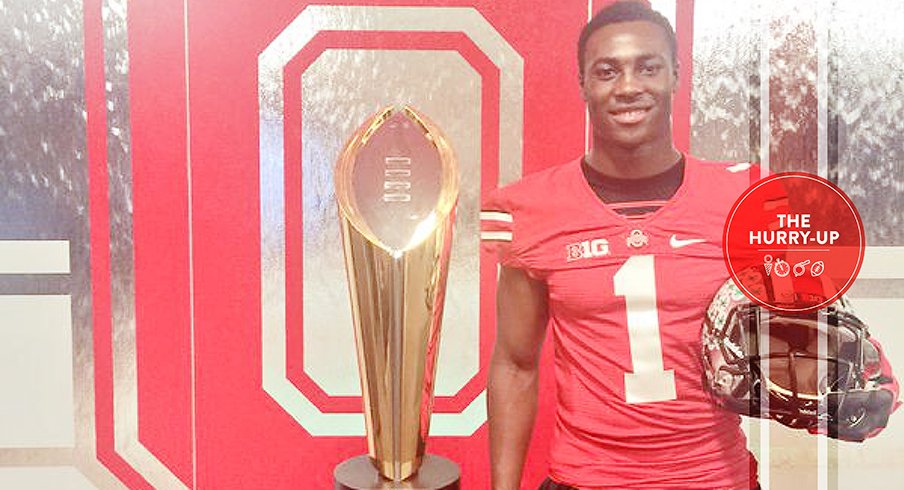 Jordan Fuller during his recent Ohio State visit