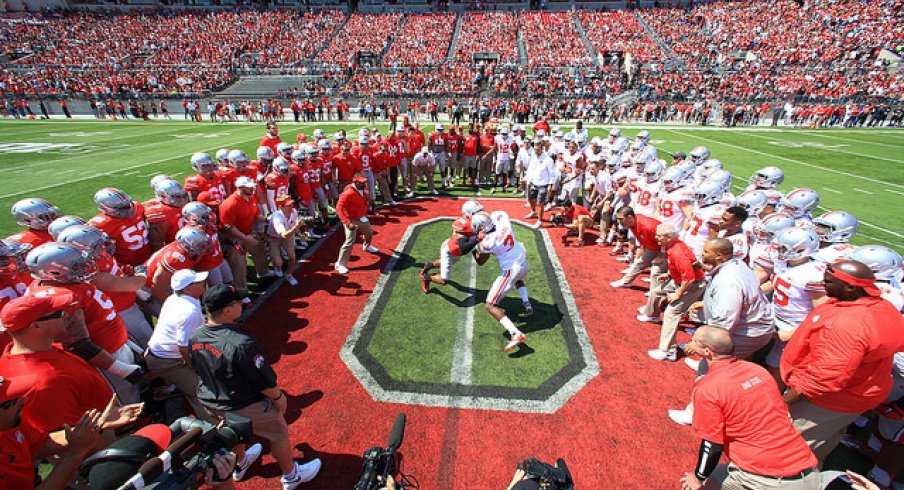 It still seems strange to watch the scarlet and gray match up against one another