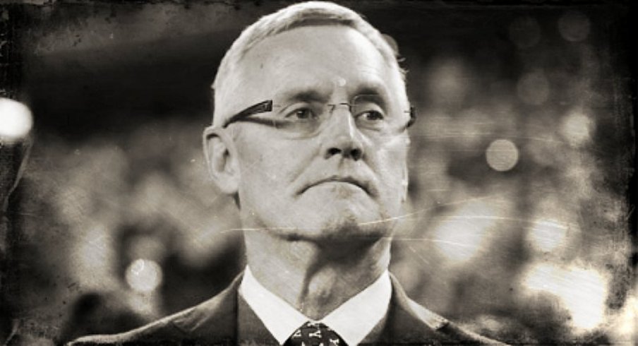 Hi Haters: Hall of Famer Jim Tressel - under show cause - at the 2015 National Championship