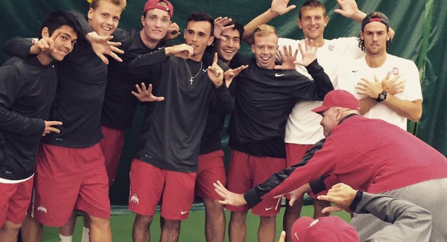 Ohio State Men's Tennis Celebrating 10th Straight Big Ten Title