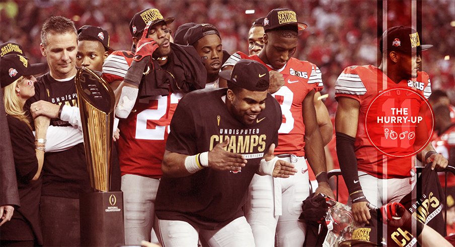 Buckeyes celebrating national title