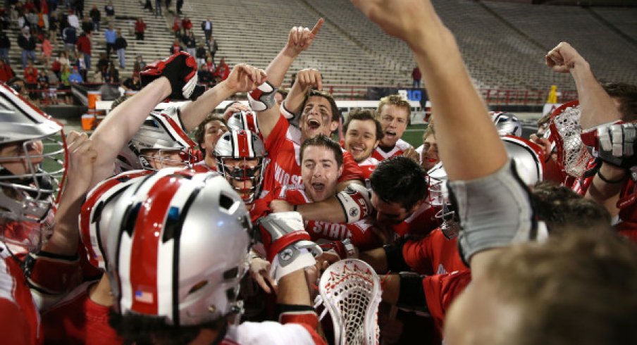 Buckeyes Celebrate Beating Maryland