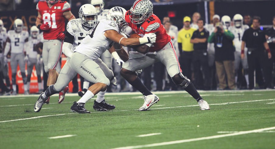 Cardale Jones bulldozes an Oregon NT