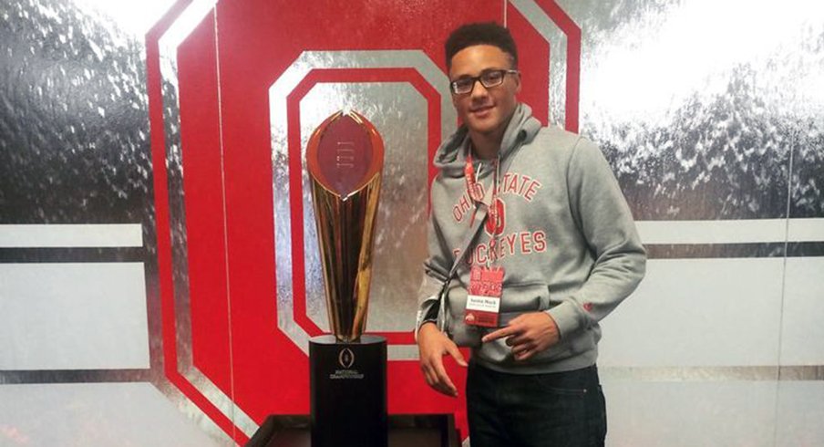 Austin Mack during a previous visit to Ohio State
