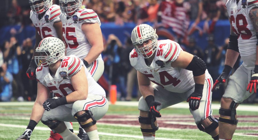 with four of five returning starters ohio states offensive line ohio state depth chart 2015