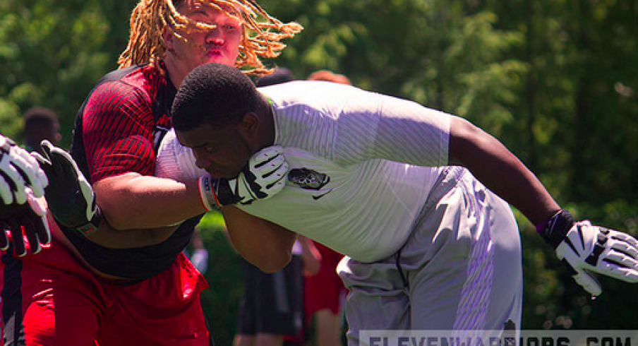 #Elite15 members Matthew Burrell and Jashon Cornell go head-to-head at last year's The Opening.
