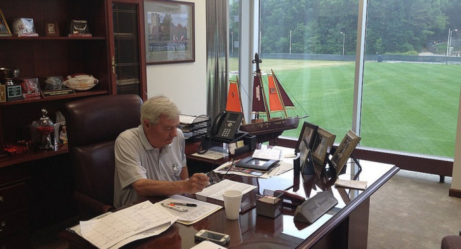 Frank Beamer in 2013