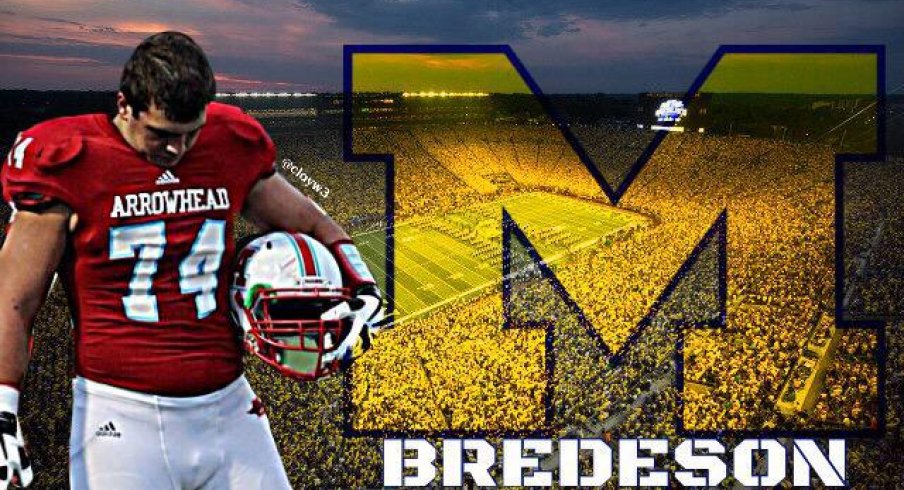 Ben Bredeson commits to Michigan. #HarbaughEffect