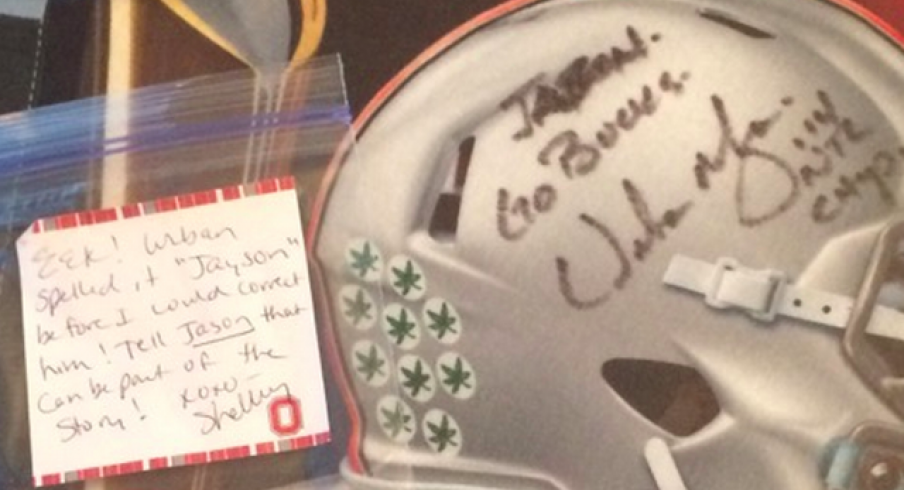 Urban Meyer foiled autograph.