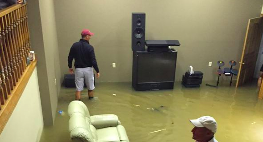 Urban Meyer under water.