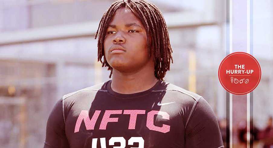 Rashan Gary was in Columbus today.