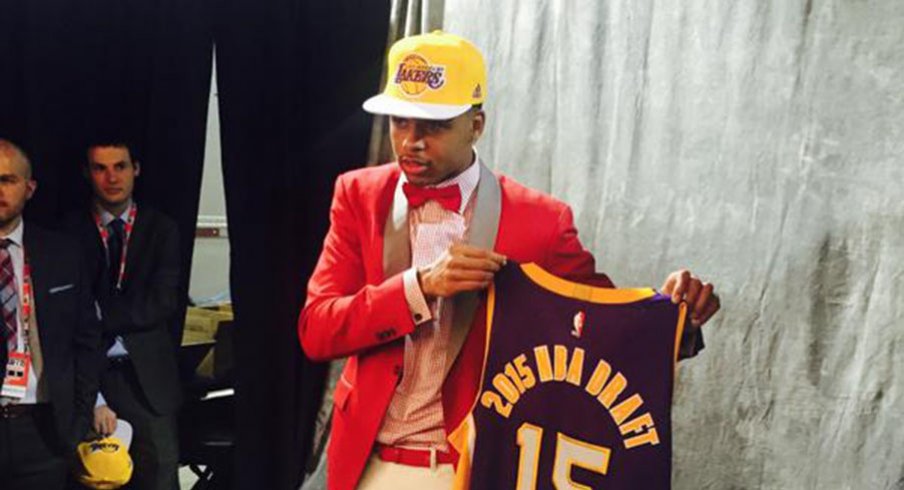 D'Angelo Russell went No. 2 to the Los Angeles Lakers in the 2015 NBA Draft