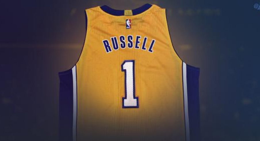 d'angelo russell lakers jersey 0